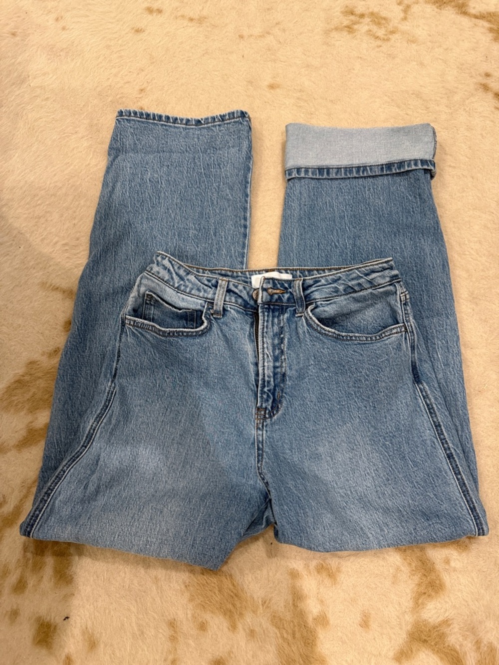 Vervet Classic Straight Leg Jeans - High Waist